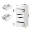 Artiss 2x Chest of 6 Drawers Dresser Tallboy White