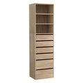 Artiss 6 Drawer Tallboy Chest Pine Wood Cabinet Storage