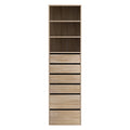 Artiss 6 Drawer Tallboy Chest Pine Wood Cabinet Storage