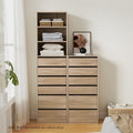 Artiss 6 Drawer Tallboy Chest Pine Wood Cabinet Storage
