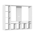 Artiss TV Stand 183cm White Entertainment Center Open Shelves