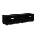 Artiss TV Cabinet Entertainment Unit 140cm Black