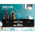 Artiss TV Cabinet Entertainment Unit 140cm Black