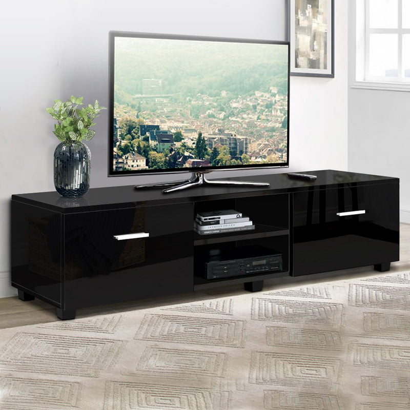 Artiss TV Cabinet Entertainment Unit 140cm Black