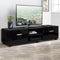 Artiss TV Cabinet Entertainment Unit 140cm Black
