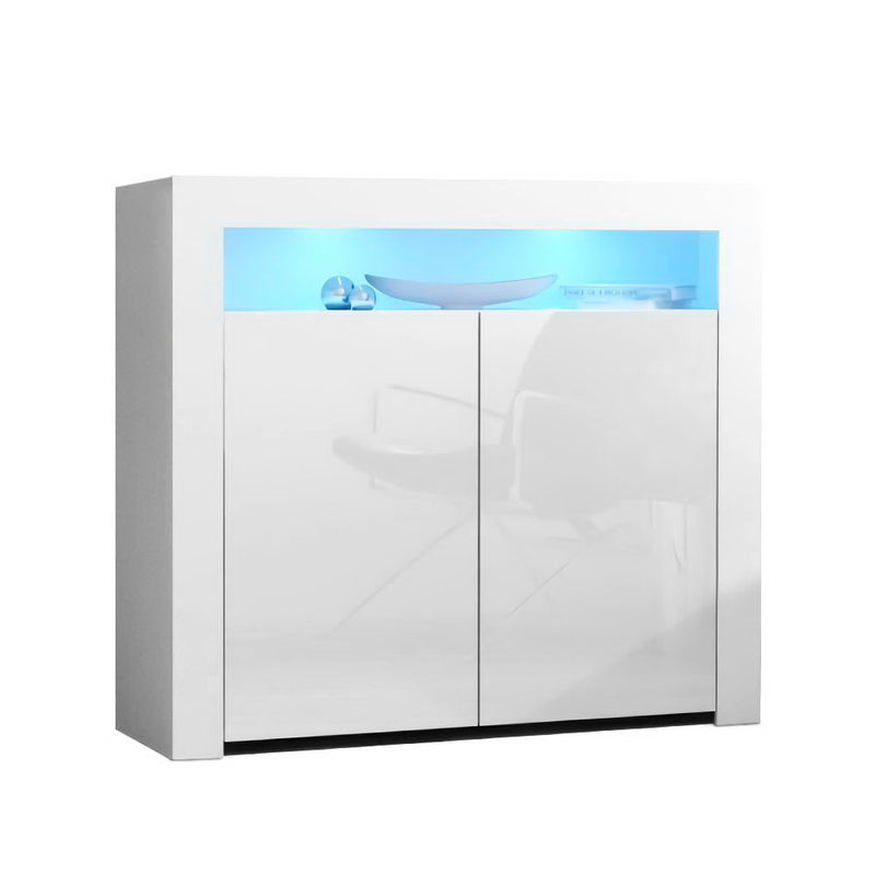 Artiss ARNO White Buffet Sideboard LED Cabinet