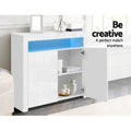 Artiss ARNO White Buffet Sideboard LED Cabinet