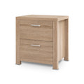 Artiss Bedside Table 2 Drawer Pine MAXI