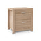 Artiss Bedside Table 2 Drawer Pine MAXI