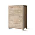 Artiss 5 Chest of Drawers MAXI Pine Wood Storage