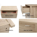 Artiss 5 Chest of Drawers MAXI Pine Wood Storage