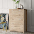 Artiss 5 Chest of Drawers MAXI Pine Wood Storage