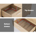 Artiss 7 Chest of Drawers Pine Wood Storage MAXI