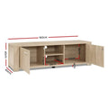 Artiss TV Cabinet 160cm Pine Entertainment Unit