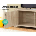 Artiss TV Cabinet 160cm Pine Entertainment Unit