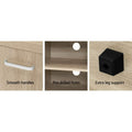 Artiss TV Cabinet 160cm Pine Entertainment Unit