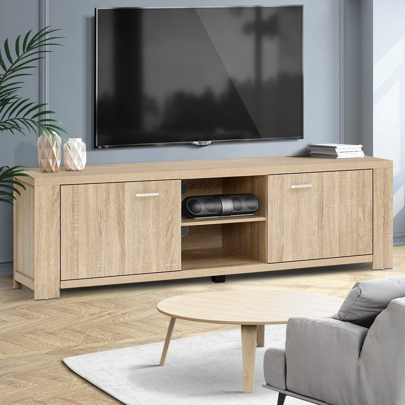 Artiss TV Cabinet 160cm Pine Entertainment Unit