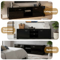 Artiss TV Cabinet Entertainment Unit 160cm Black