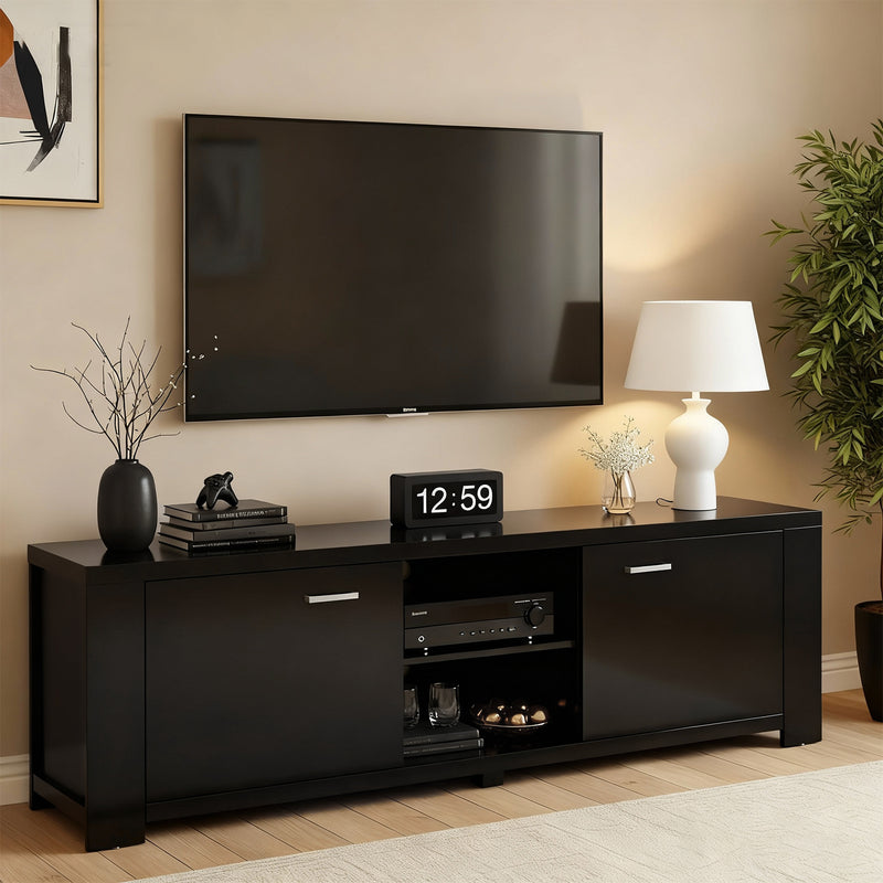 Artiss TV Cabinet Entertainment Unit 160cm Black
