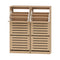 Artiss 2x Shoe Cabinet Storage Organiser 3 Flip Drawer Pine