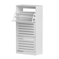 Artiss Shoe Cabinet 45 Pairs Storage Drawer White