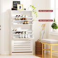 Artiss Shoe Cabinet 45 Pairs Storage Drawer White