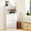 Artiss Shoe Cabinet 45 Pairs Storage Drawer White