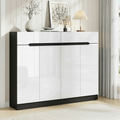 Artiss Shoe Rack Storage Cabinet Adjustable Shelves Cupboard 24 Pairs White