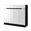 Artiss Shoe Rack Cabinet 120cm White with Drawer Storage