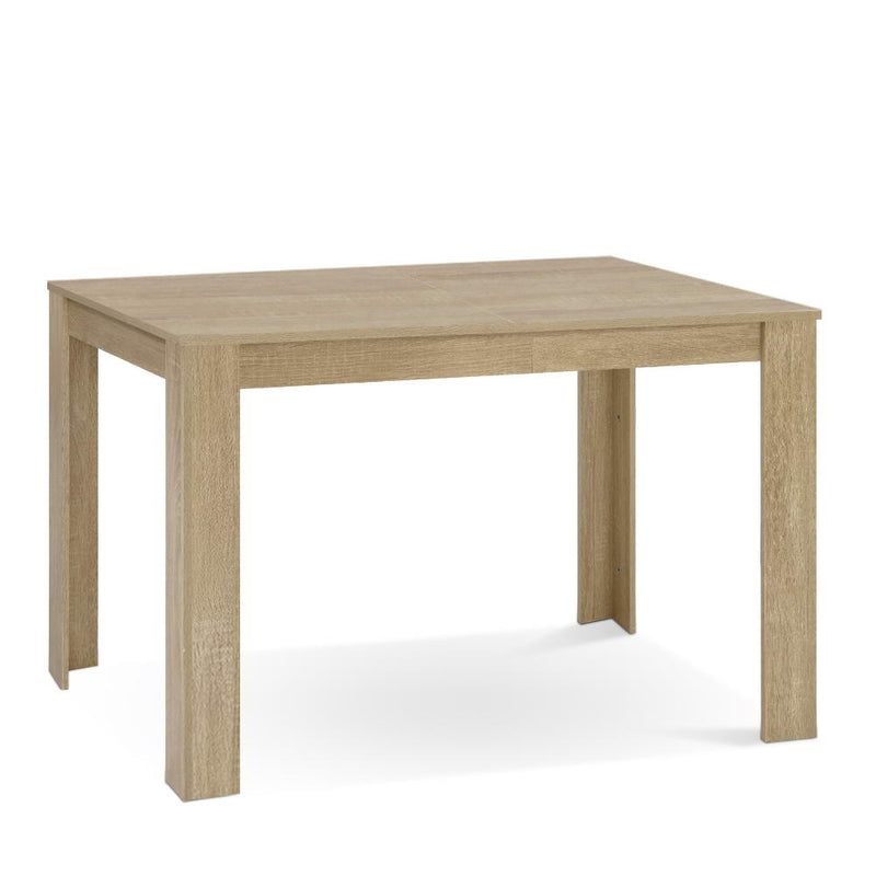 Artiss Dining Table Rectangular 120CM 4 Seater Oak