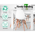 Artiss Dining Table Rectangular 120CM 4 Seater White