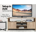 Artiss TV Cabinet 140cm Oak Entertainment Unit