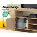 Artiss TV Cabinet 140cm Oak Entertainment Unit