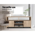 Artiss TV Cabinet 140cm Oak Entertainment Unit