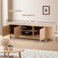 Artiss TV Unit 160cm Pine Storage Cabinet Entertainment