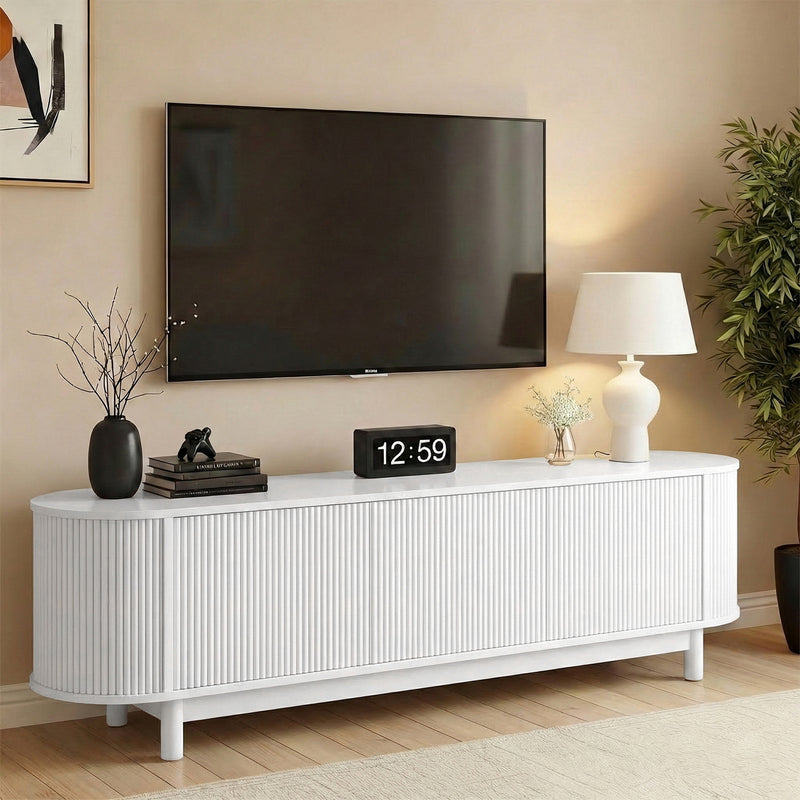 Artiss TV Unit 160cm White Entertainment Storage Cabinet
