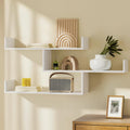 Artiss Floating Wall Shelf 3 Tier White Storage Display