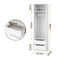 Artiss Wardrobe Clothes Closet Storage Organizer White