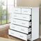 Artiss 6 Drawer Chest White Andes Bedroom Storage