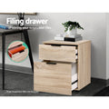 Artiss 2 Drawer Filing Cabinet Office Storage Organiser