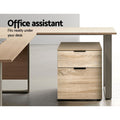 Artiss 2 Drawer Filing Cabinet Office Storage Organiser