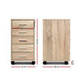 Artiss 5 Drawer Filing Cabinet Office Storage Organiser