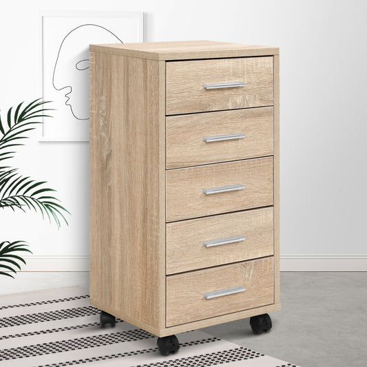 Artiss 5 Drawer Filing Cabinet Office Storage Organiser