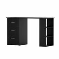 Artiss Computer Desk 120CM Black Drawer Shelf Cabinet