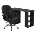Artiss Computer Desk 120cm Executive Office Chair Set Black