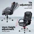 Artiss Computer Desk 120cm Executive Office Chair Set Black