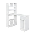 Artiss Computer Desk Bookshelf Cabinet 120cm White Drawers
