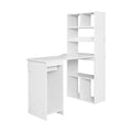 Artiss Computer Desk Bookshelf Cabinet 120cm White Drawers