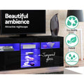 Artiss TV Cabinet 180cm Black LED Entertainment Unit