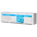Artiss TV Cabinet Entertainment Unit 180cm White LED